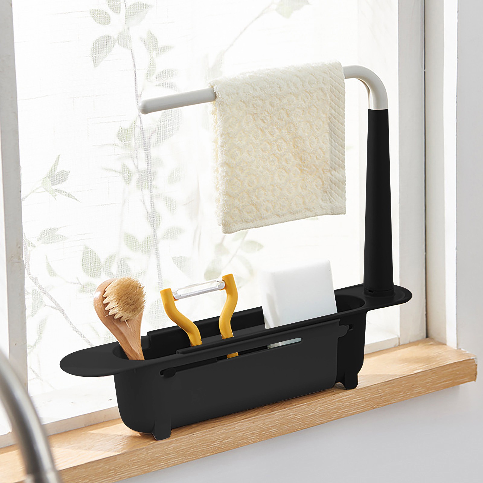 Kitchen Gadgets Rack - elescopic Sink Shelf Drainer Rack Kitchen