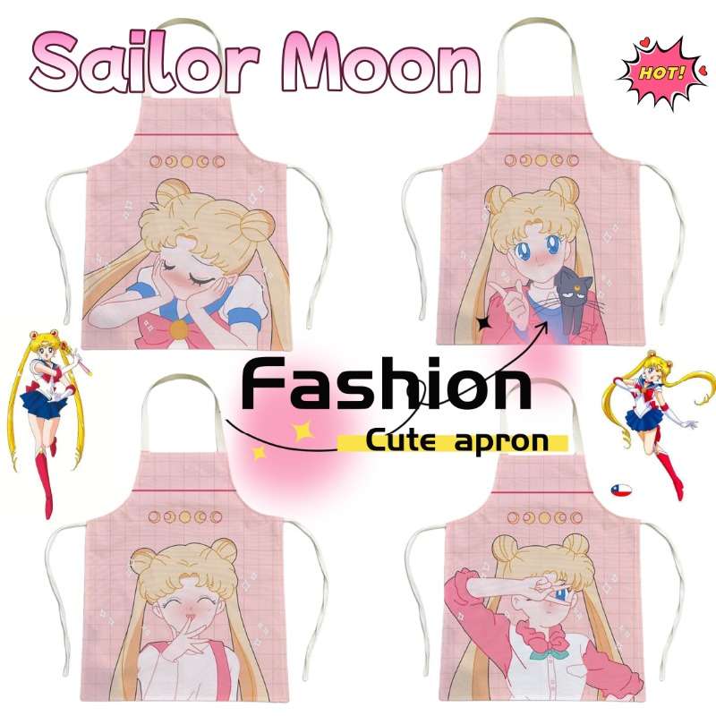 Kitchen Gadgets Trending - Sailor Moon apron, cute and fashionable,