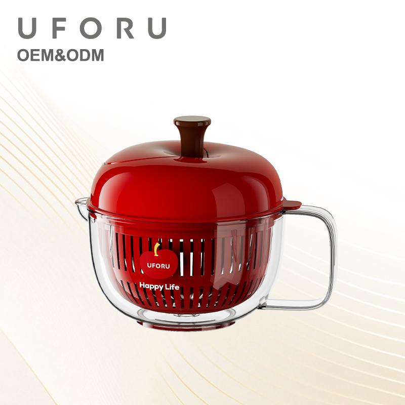 Salad Spinner - UFORU Apple Shape Salad Spinner, Manual