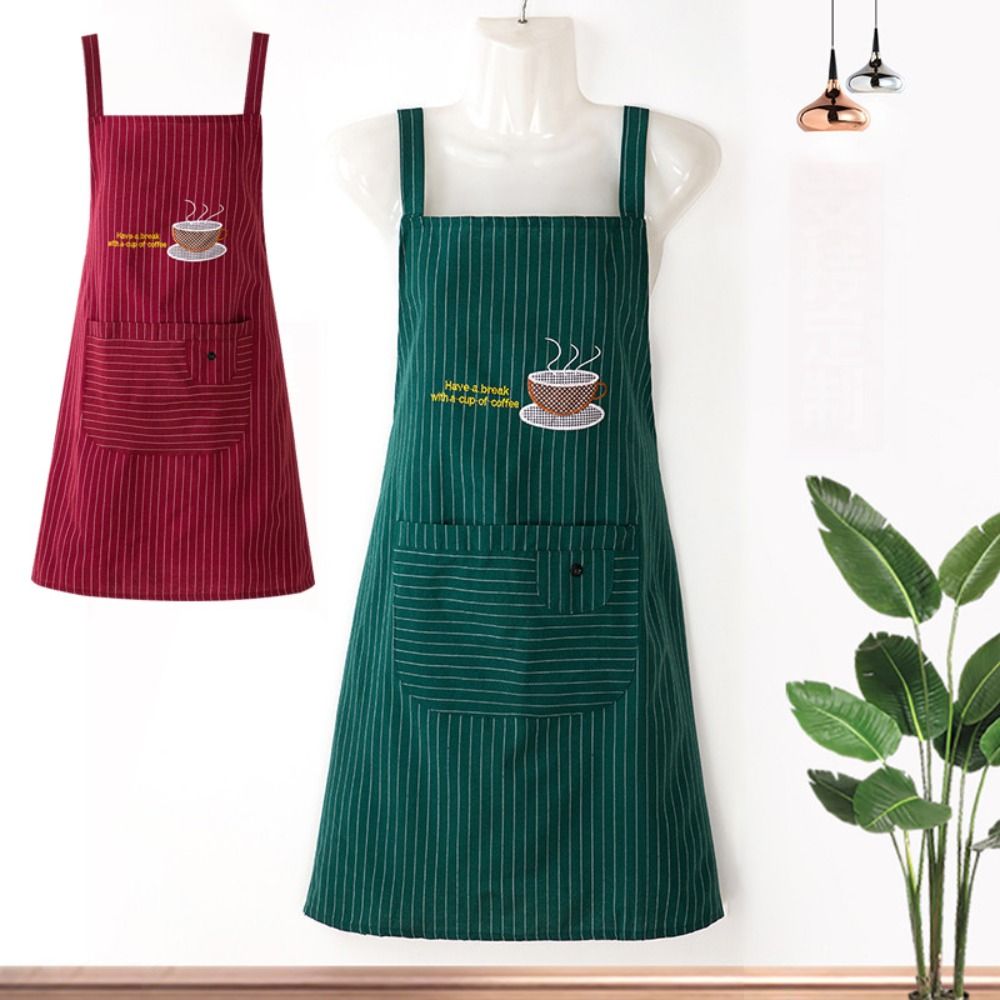 Kitchen Gadgets Trending - Fashionable Simple Stripe Cotton Sleeveless Kitchen