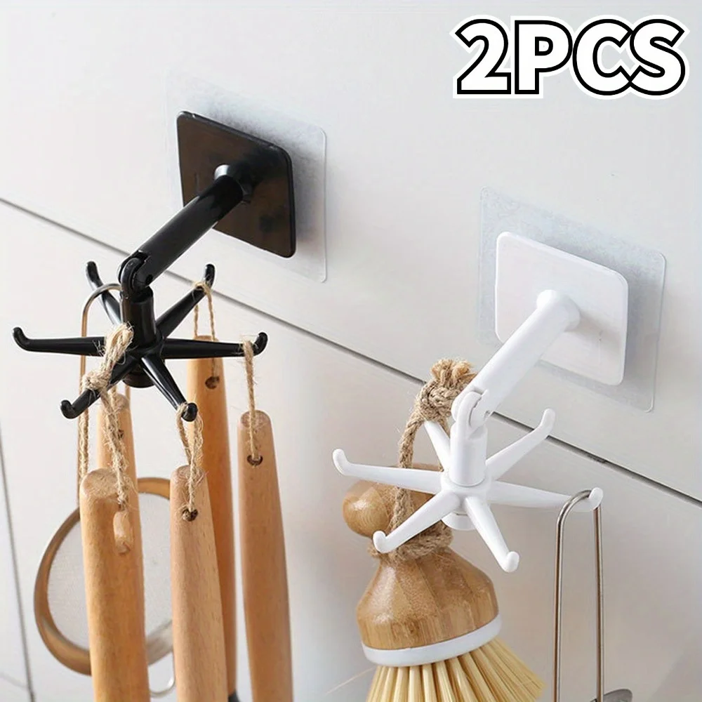Kitchen Gadgets Rack - Kitchen Hook Multi-Purpose Hooks 360 Degrees
