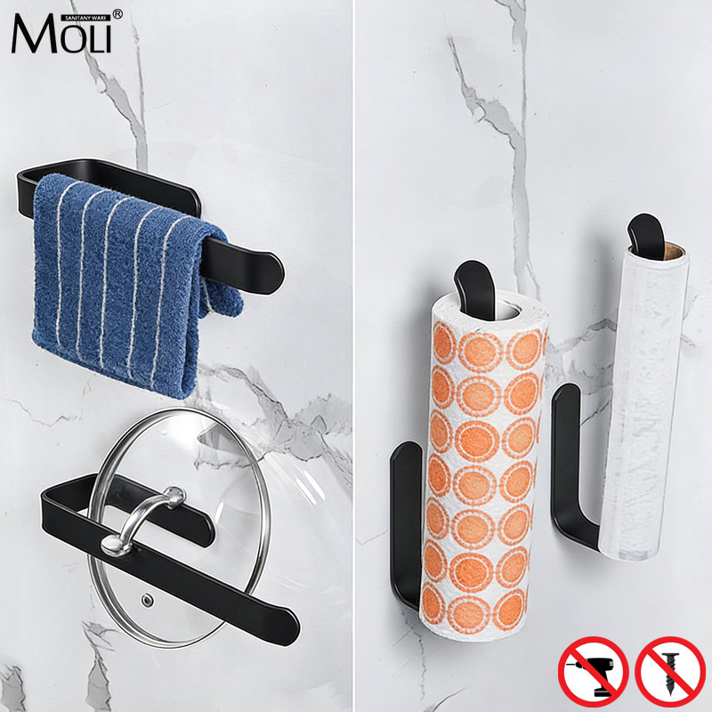 MOLI Black White Self Adhesive - Kitchen Gadgets Rack review and price