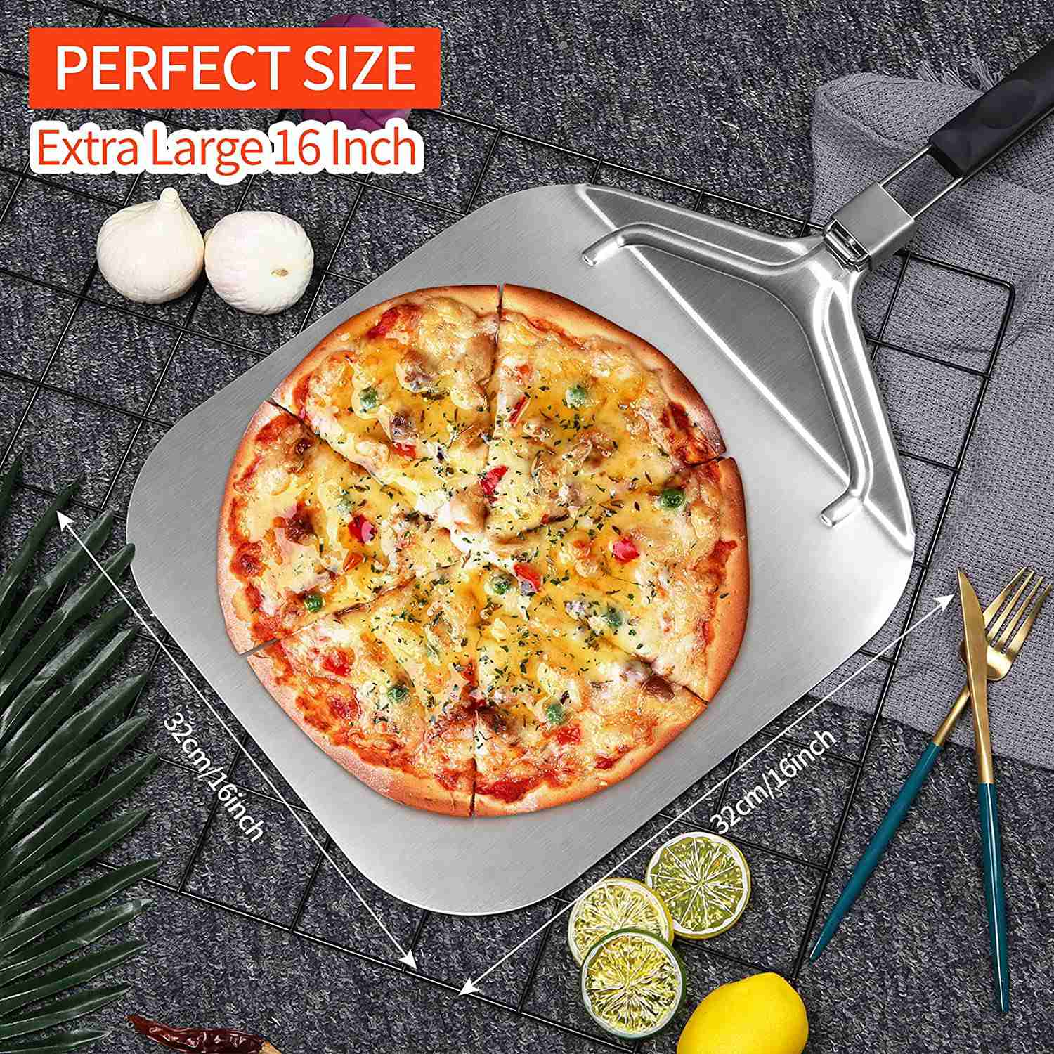 WSFS! Folding Aluminum Pizza P - Pizza Stone Baking review and price