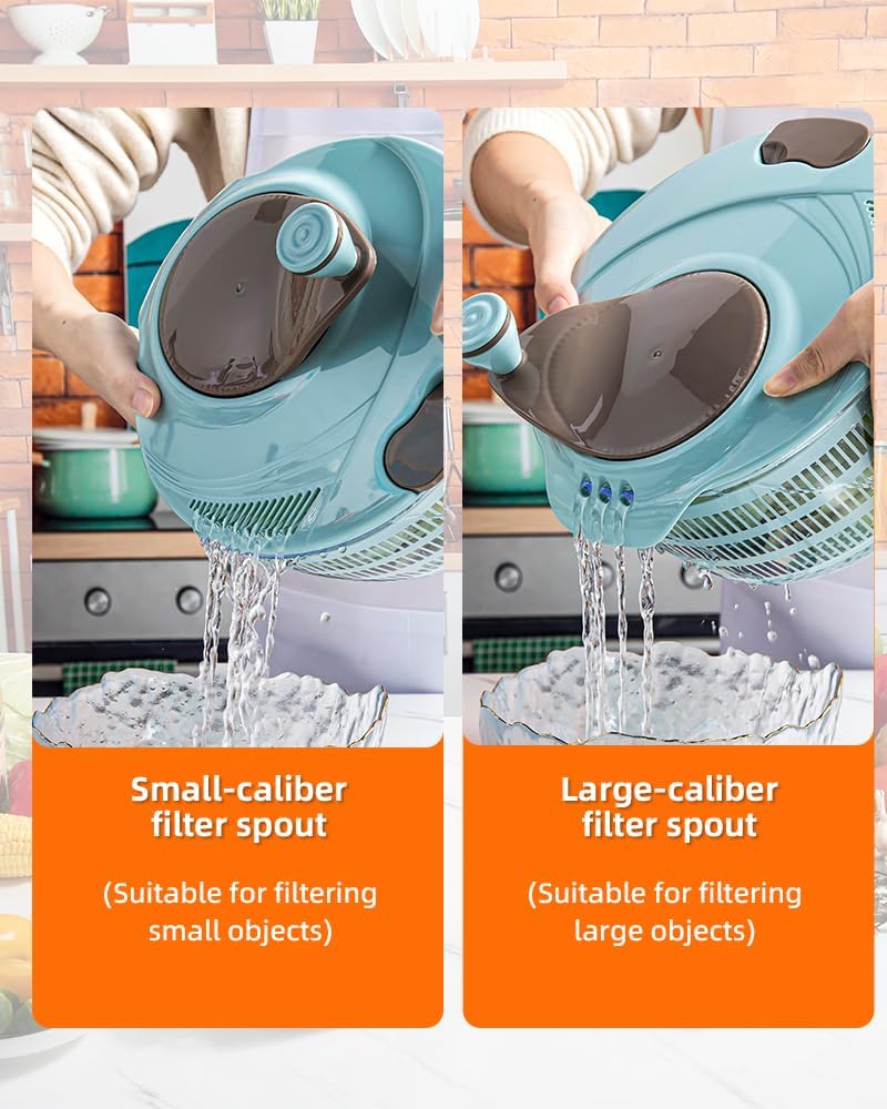 4.24 Quart Salad Spinner, prac - Salad Spinner review and price