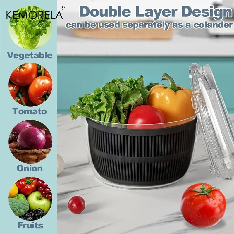 KEMORELA 3L Vegetable Spinner  - Salad Spinner review and price