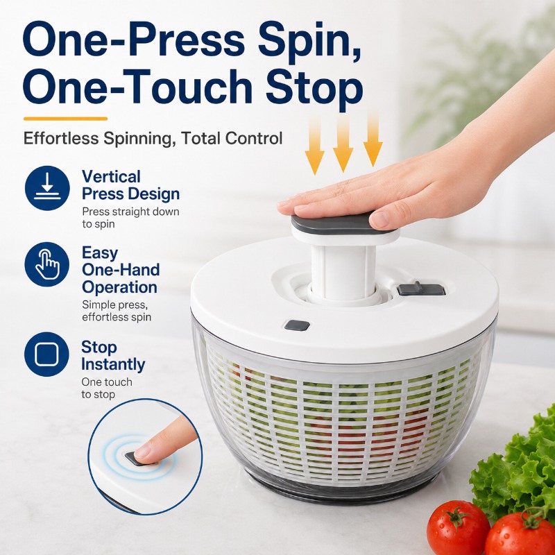 Large 6L Salad Spinner Vegetab - Salad Spinner review and price