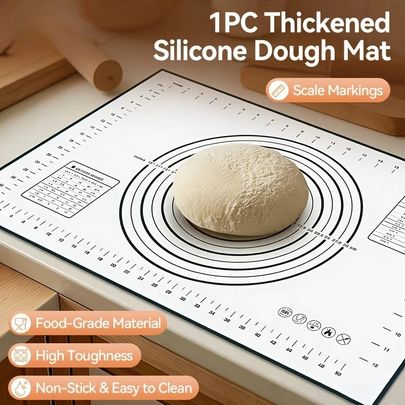 yesThickened Dough Rolling Mat - Silicone Baking Mat review and price