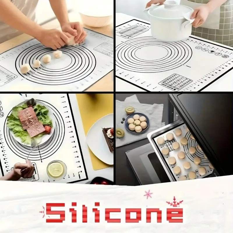 yesThickened Dough Rolling Mat - Silicone Baking Mat review and price