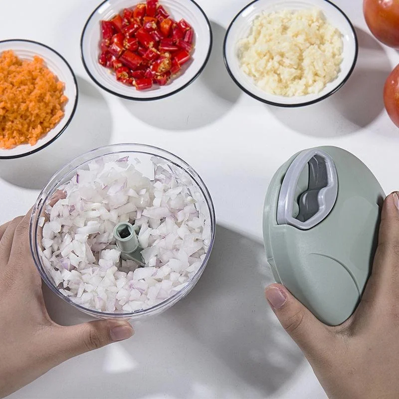 500/900ML Hand Chopper Manual  - Salad Spinner review and price