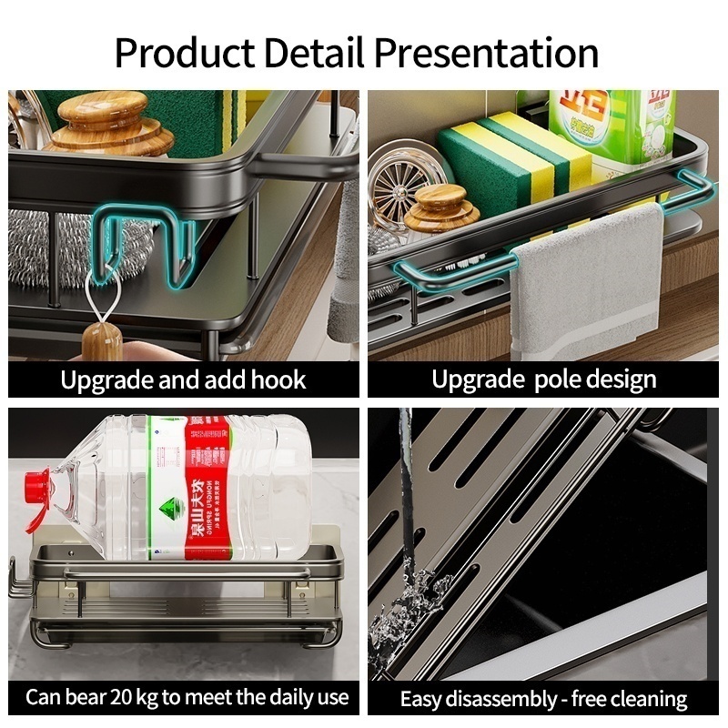 Multi-functional Kitchen Shelf - Kitchen Gadgets Rack review and price