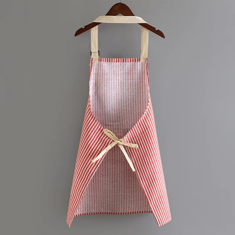 Linen Striped Apron Breathable - Kitchen Gadgets Trending review and price