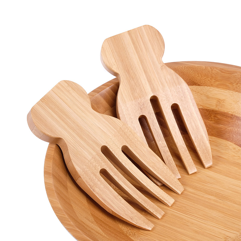 2Pcs Salad Hands Bamboo Salad  - Kitchen Helper Gadgets review and price