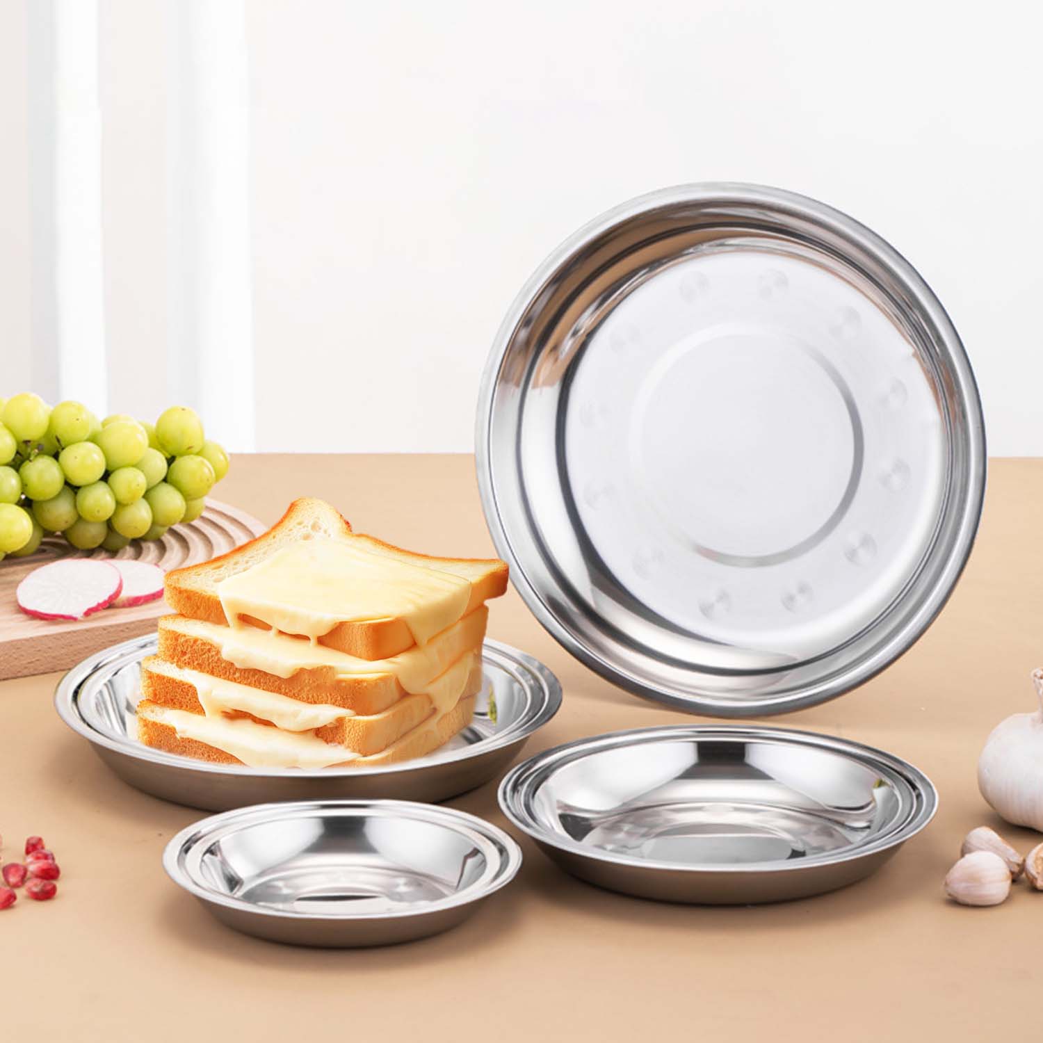12cm Stainless Steel Round Pla - Salad Spinner review and price
