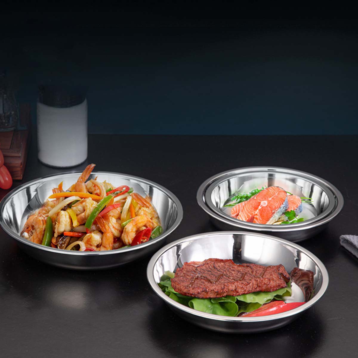 12cm Stainless Steel Round Pla - Salad Spinner review and price