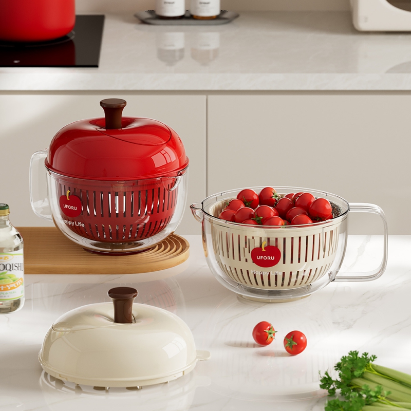 UFORU Apple Shape Salad Spinne - Salad Spinner review and price