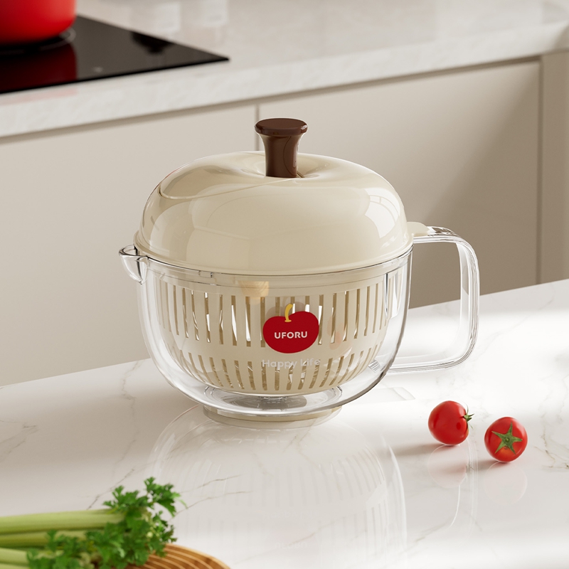 UFORU Apple Shape Salad Spinne - Salad Spinner review and price