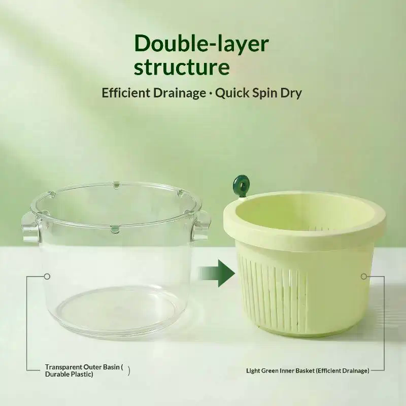 Manual Salad Spinner Food Safe - Salad Spinner review and price