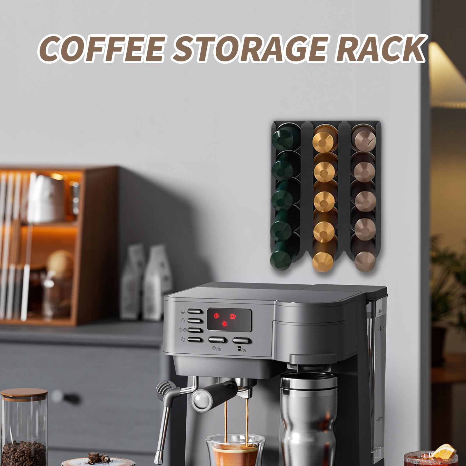 Coffee Pod Storage Wall Mounte - Kitchen Gadgets Rack review and price