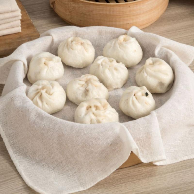 3Pcs Round Pure Cotton Steamer - Silicone Baking Mat review and price