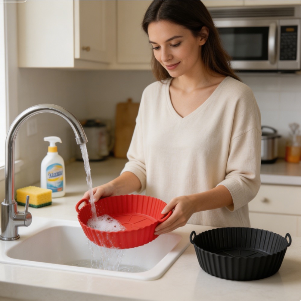 Round Silicone Air Fryer Liner - Silicone Baking Mat review and price