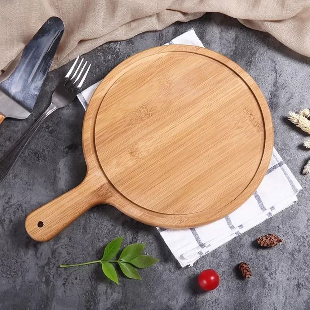 1Pcs Stone Cutting Bamboo Pizz - Pizza Stone Baking review and price