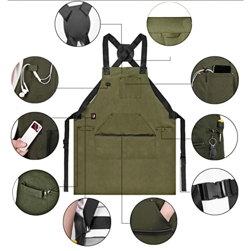 Men's Denim Barista Apron Susp - Kitchen Gadgets Trending review and price