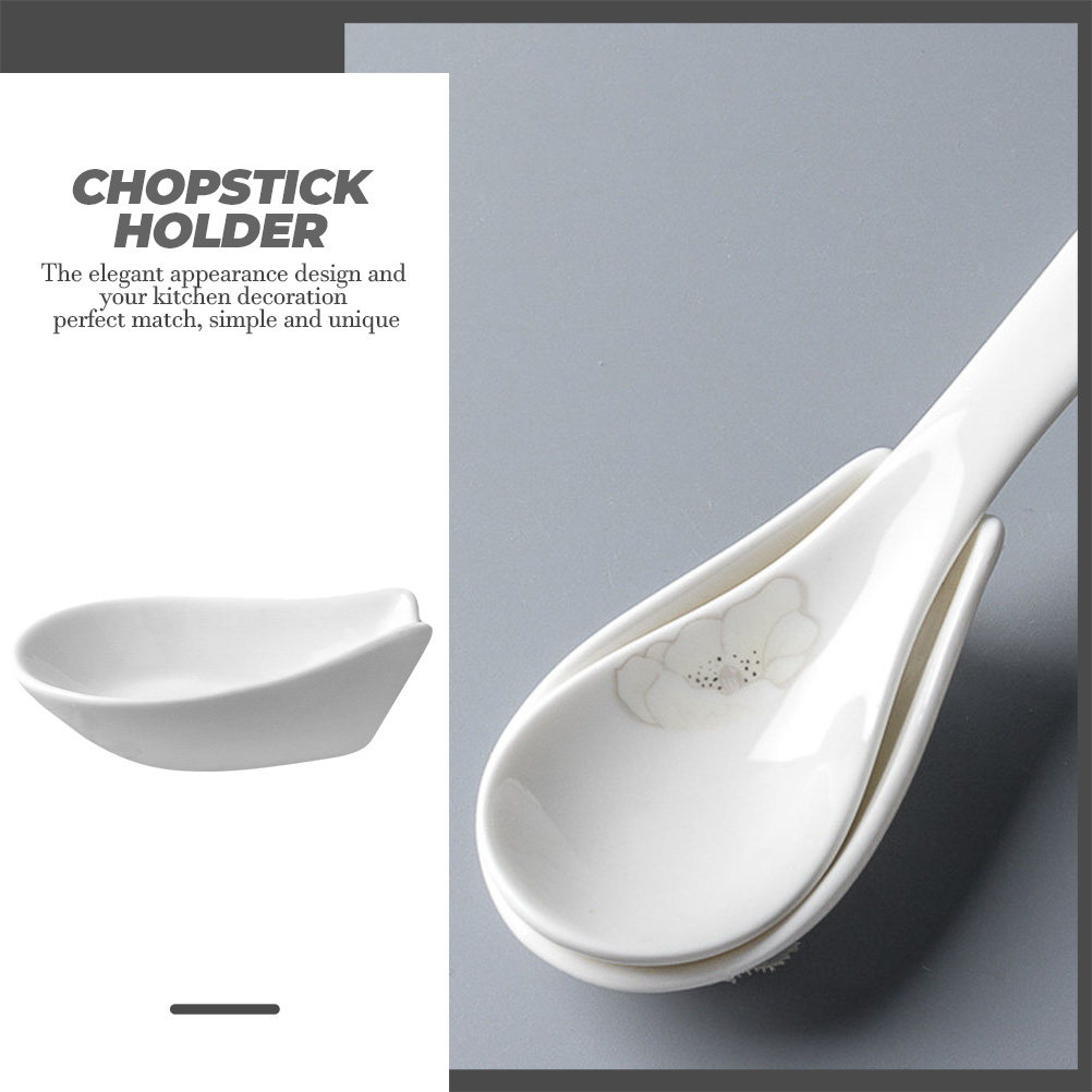 4Pcs Ceramic Spoon Rest Spoon  - Kitchen Gadgets You Must Have review and price