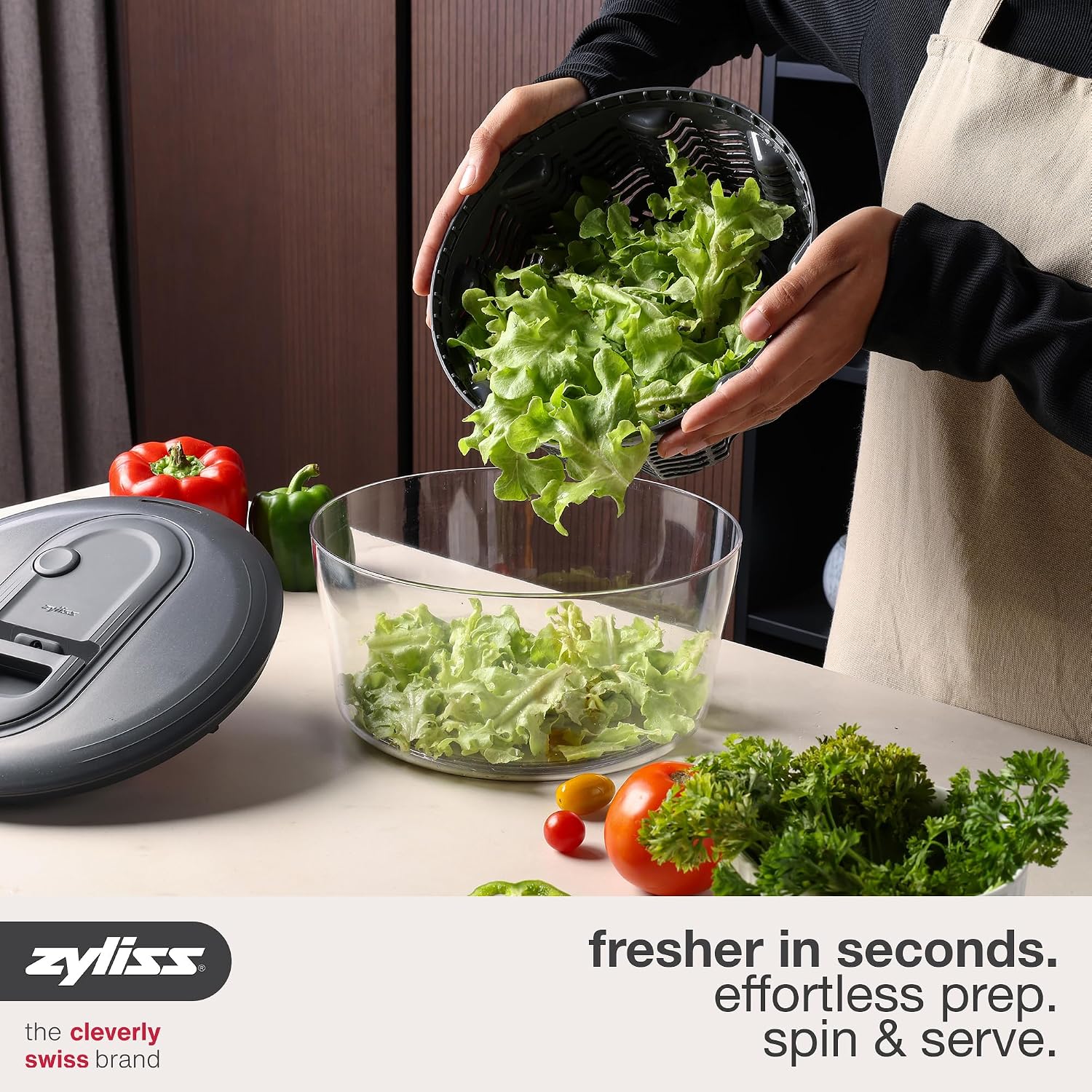 Small Pull‑Handle Salad Spinne - Salad Spinner review and price